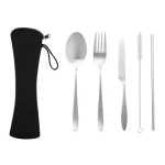 Galda piederumu komplekts - tērauds - Image 2