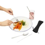 Galda piederumu komplekts - tērauds - Image 4