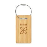 Ceļojumu kofera birka - bambuss - Image 2