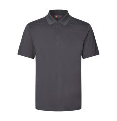 Sporta polo krekls ar logo GEYSER active charcoal krāsā personalizācijai.