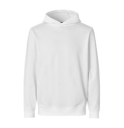Kapučjaka ar apdruku ID PRO Wear CARE balta hūdijs ilgtspējīgs darba apģērbs